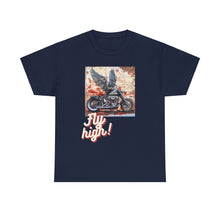Load image into Gallery viewer, Men&#39;s Heavy Cotton Motorcycle Fly High Tee S - 5 XL
