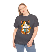 Load image into Gallery viewer, Unisex Heavy Cotton Golden Cate Bubble Tea Tee
