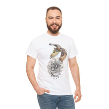 Load image into Gallery viewer, Men&#39;s Heavy Cotton Owl Tee S - 5 XL
