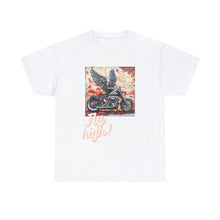 Load image into Gallery viewer, Men&#39;s Heavy Cotton Motorcycle Fly High Tee S - 5 XL
