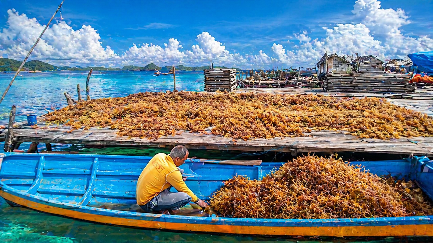 Indonesian Wild Red Algae – Premium Marine Mineral & Collagen Complex