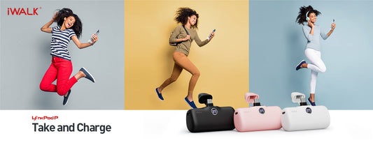 iWALK USB-C Portable Charger for iPhone 17/16/15, Mini 20W 4,800mAh Wireless Power Bank Fast Charging Travel Battery Pack Compatible with iPhone 17/16/15 Plus/17 Pro/17 Pro Max, Andriod Phone Samsung