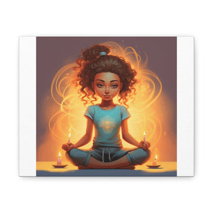 Canvas Gallery Wraps | Cute Meditation Relax