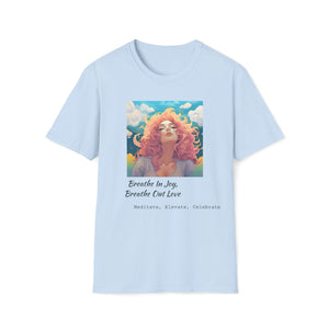 Unisex Softstyle T-Shirt | Breathe In Joy, Breathe Out Love