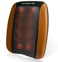 Load image into Gallery viewer, The Quality Life Kneading Back Cushion Massager, with 16 Heating Balls
