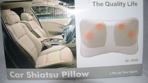 The Quality Life - Kneading Car Cushion Pillow  Massager  with Heat